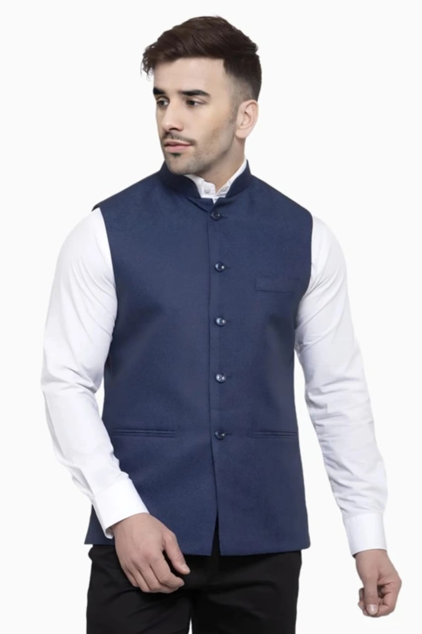 Blue waist coat